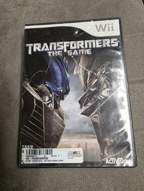 Transformers: The Game" for the Nintendo Wii.